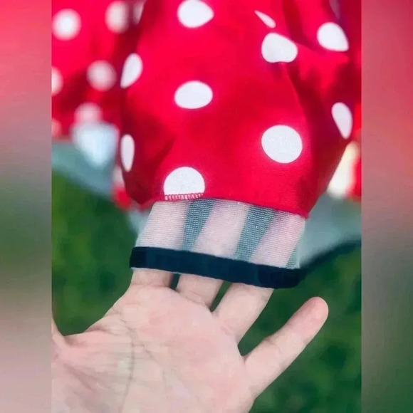 Minnie Mouse red polka dot skirt size 11/12 - Picture 5 of 8